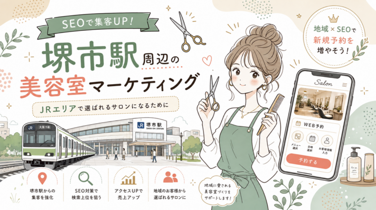 堺市駅の美容室がJR沿線で勝つ5つの方法【2026年最新】