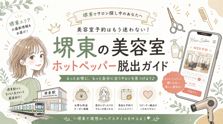堺東の美容室がホットペッパー脱却する5つの方法【2026年最新】