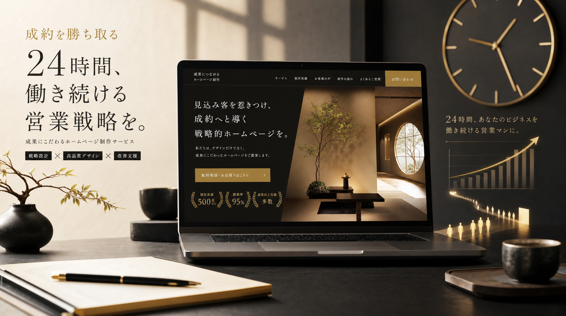 SOFI HP/LP制作 - 成約を勝ち取るWebサイト構築